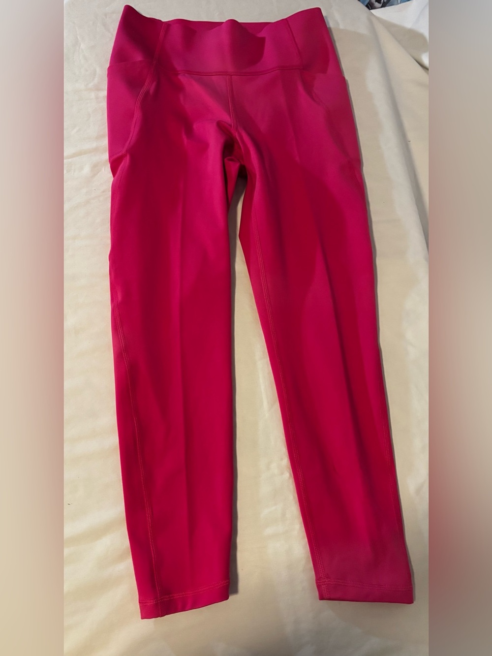 GAP Bright Pink High-Rise Leggings medium